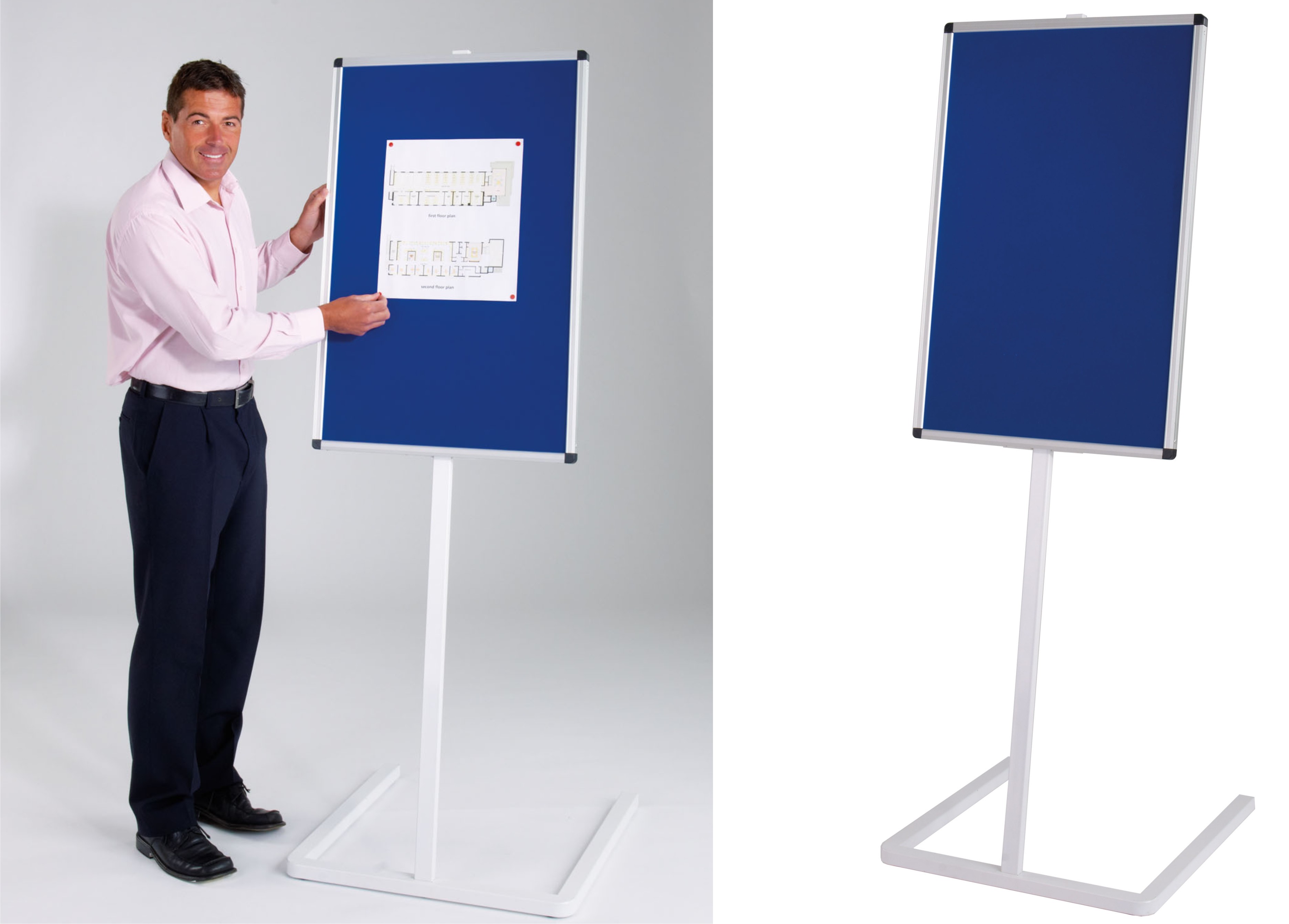 WriteOn - Stand Mounted Angled Whiteboard